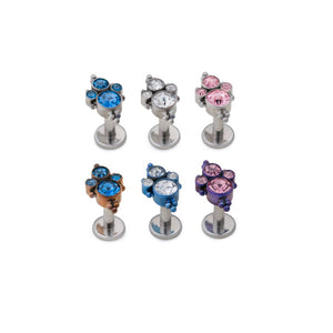 Gem Burst Cluster Titanium Top - Threaded
