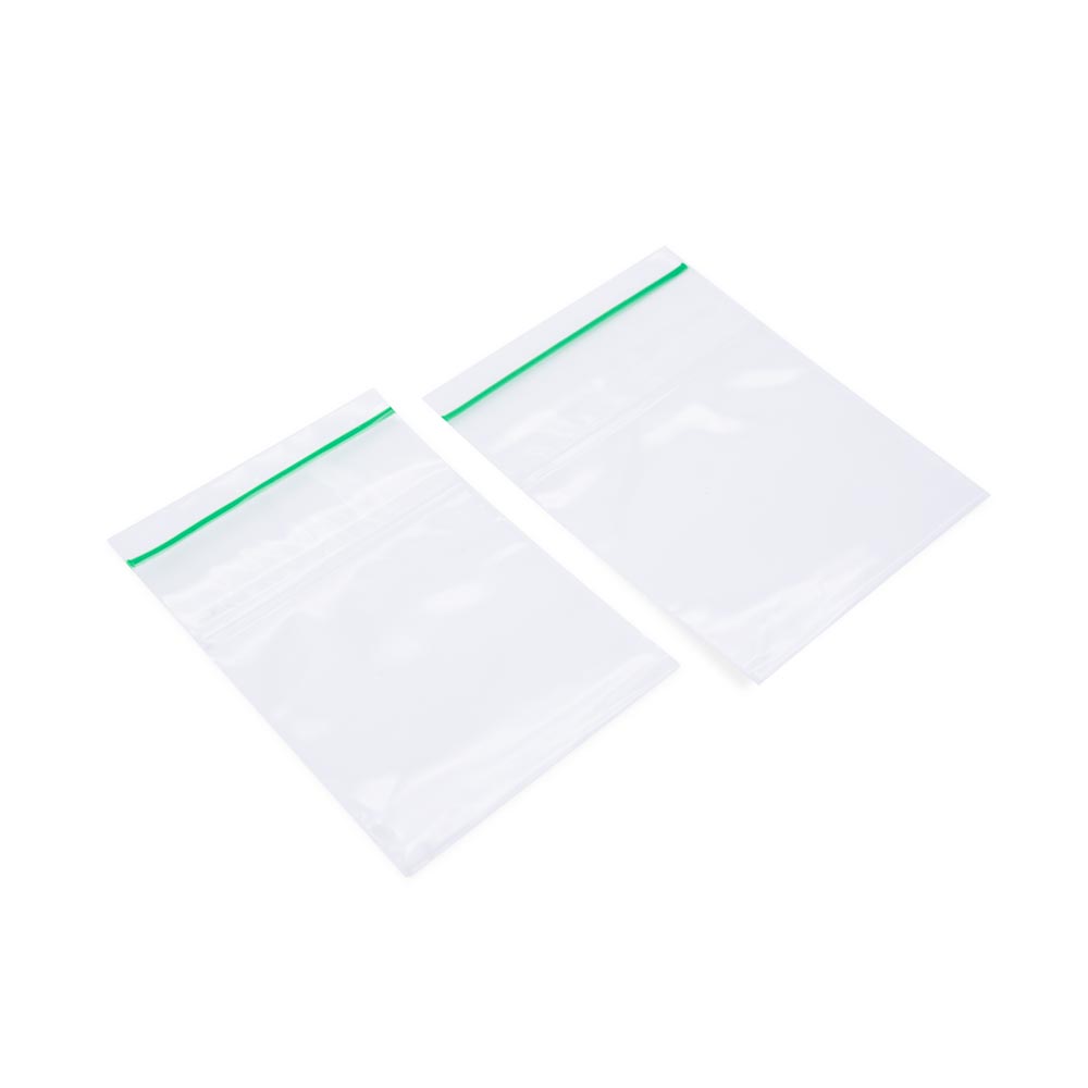 2" Clear Zip Bags (No Holes) — Pack of 100 Bags