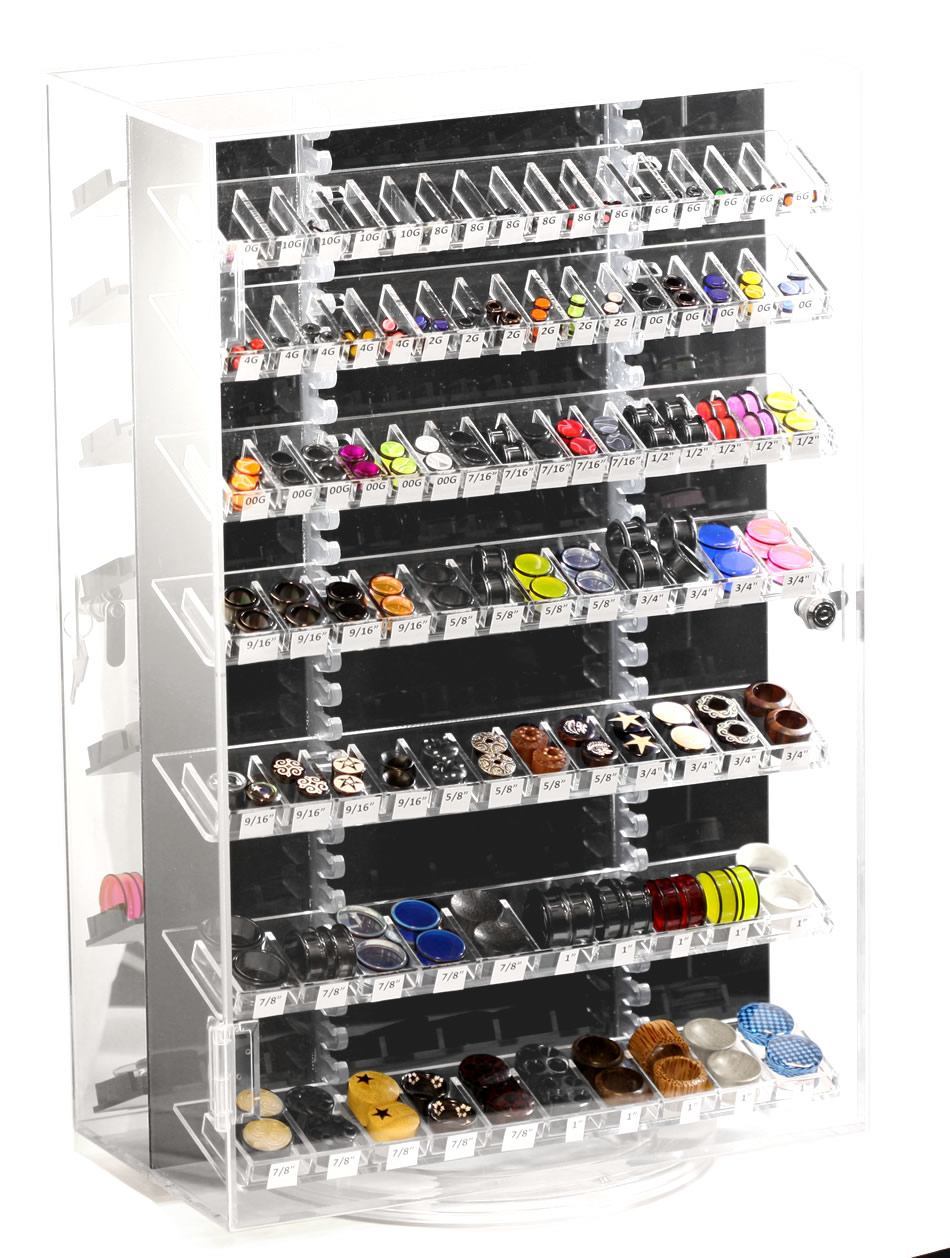 Clear Acrylic Plug Display Rack