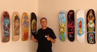 Sk8ology Single Display with Drill Bit in Display Box - Hang your Skate Deck - Painful Pleasures