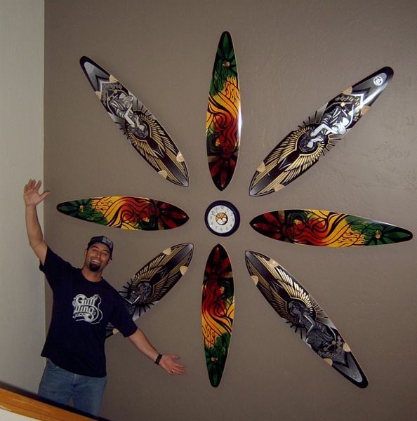 Sk8ology Single Display with Drill Bit in Display Box - Hang your Skate Deck - Painful Pleasures