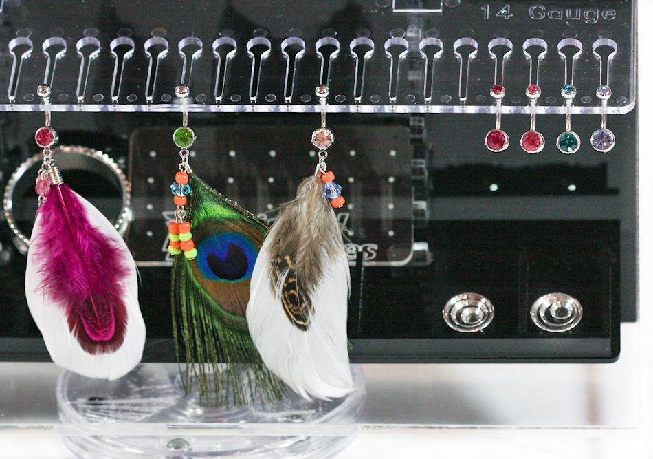 Spinning Jewelry Display - 2 Single Sided Displays with 10 Display Splines