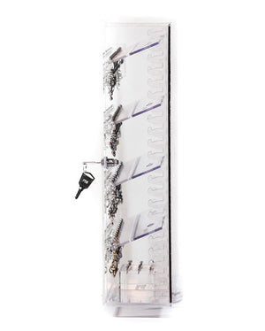 Spinning Jewelry Display - 2 Single Sided Displays with 10 Display Splines