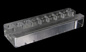 Empty 8 Piece Acrylic Belly Button Ring Display