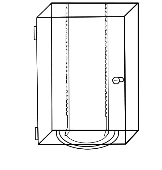 24” Double Sided Body Jewelry Display