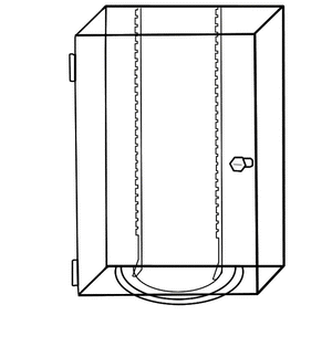 Spinning Jewelry Display - 2 Single Sided Displays with 10 Display Splines