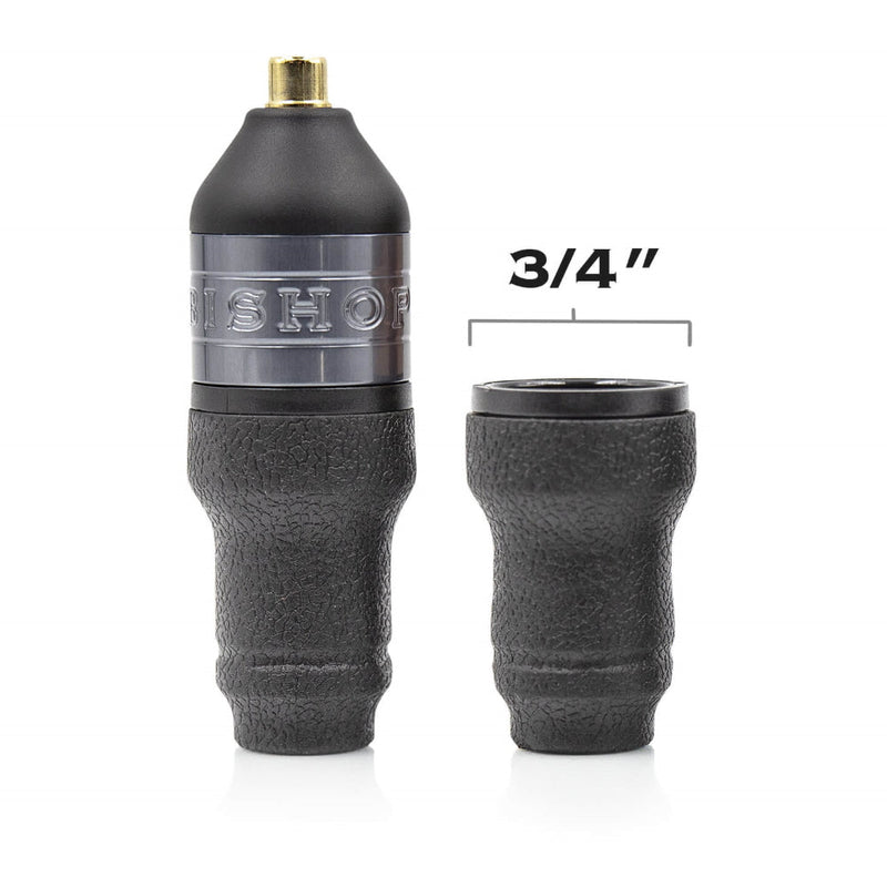 Bishop Rotary 0.75” Black Disposable Wand Grips — Box of 15