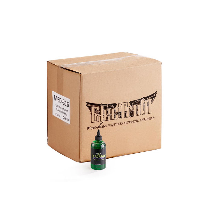 Electrum Premium Tattoo Stencil Primer - 8oz. - Case of 48 Bottles