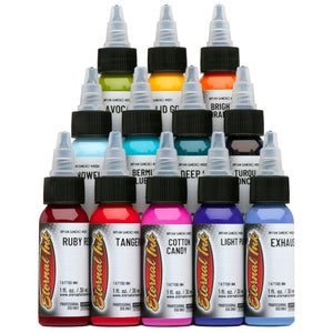 Bryan Sanchez M. Watercolor Ink Set of 12 — 1oz Bottles — Eternal Tattoo Ink