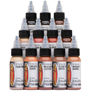 Rich Pineda’s Flesh to Death Set of 12 - 1oz Bottles – Eternal Tattoo Ink