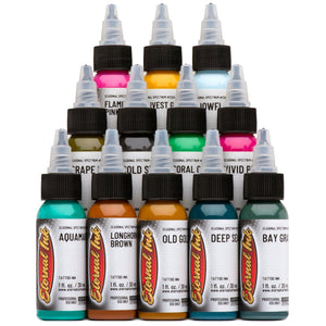 Seasonal Spectrum Set of 12 — 1oz Bottles — Eternal Tattoo Ink