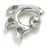 Triple Spur Captive Ring
