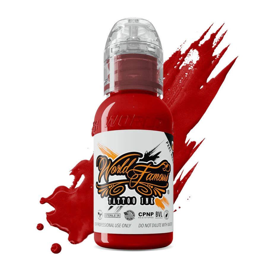 World Famous Tattoo Ink — All Red Inks — 1oz