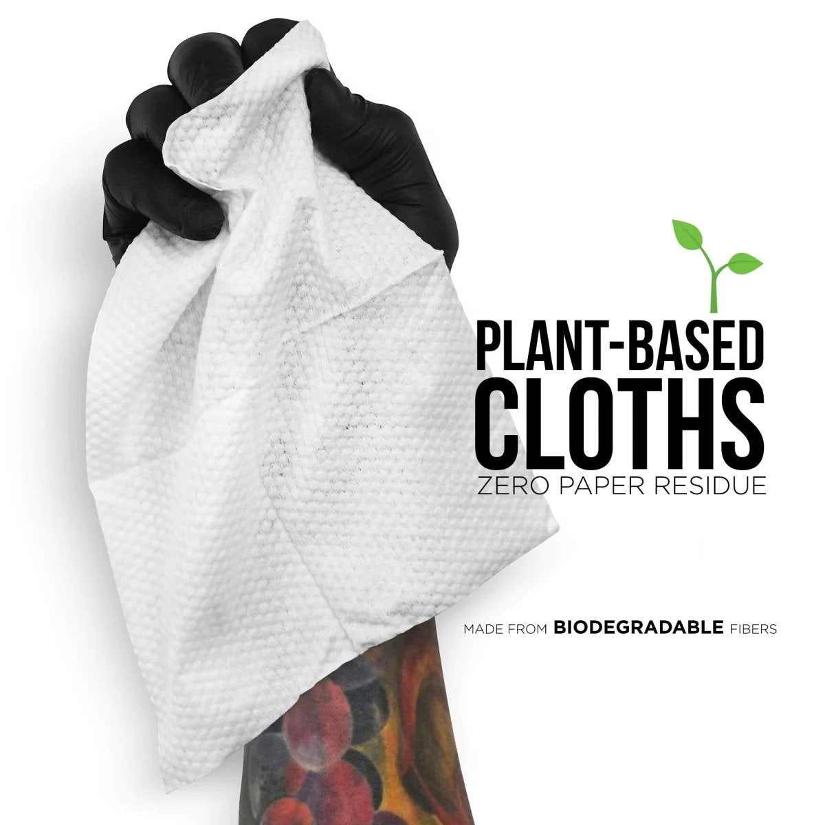 Wipe Outz Premium Dry White Tattoo Towels