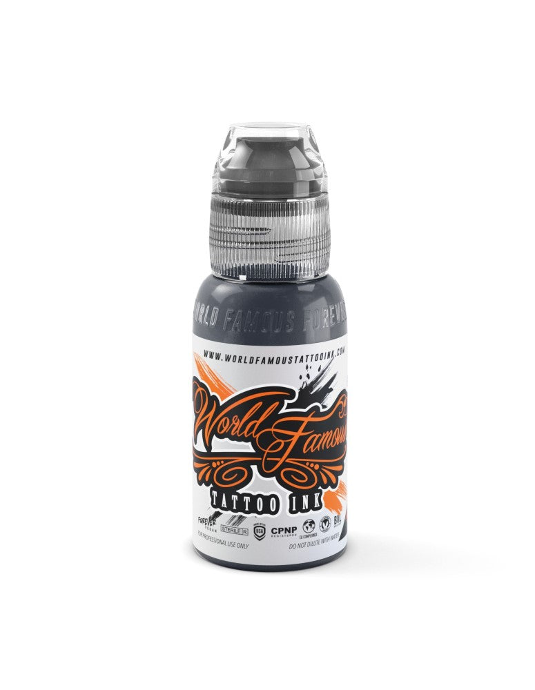 World Famous Tattoo Ink – All Grey Inks – 1/2oz Bottle