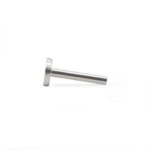 14g Internal Flat Back Disc Steel Labret Post — Price Per 1