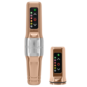 Microbeau Flux Mini Permanent Makeup Machine with 2 Batteries — Pick Color and Stroke Length