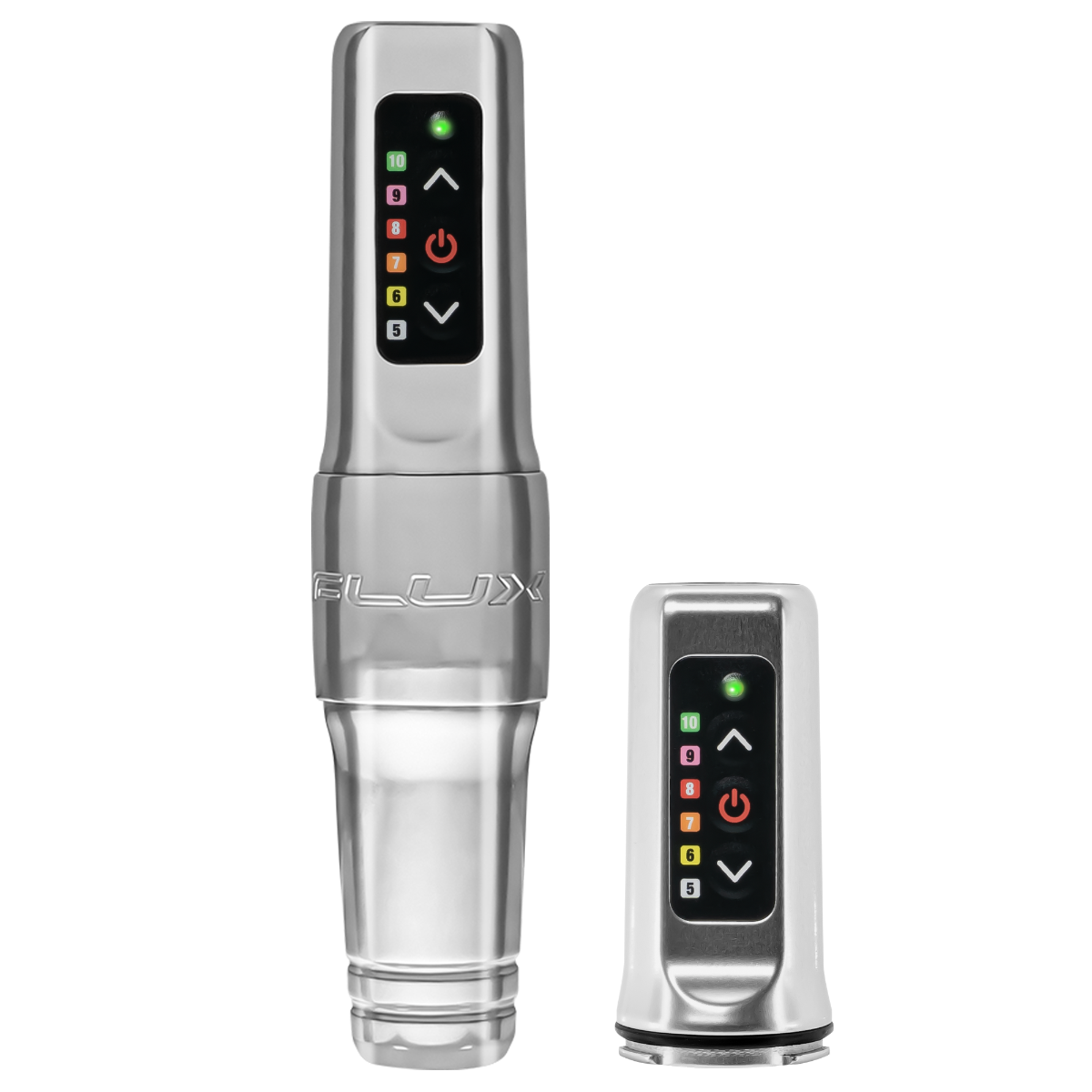 Microbeau Flux Mini Permanent Makeup Machine with 2 Batteries — Pick Color and Stroke Length