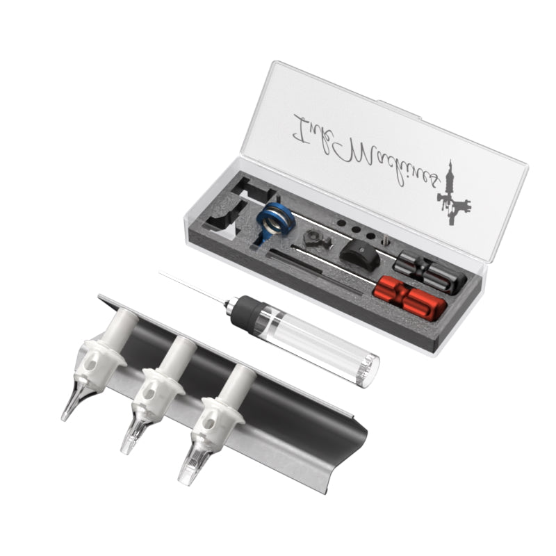 Ink Machines Scorpion X2 Rotary Tattoo Machine with 22mm Grip — Demonic Blue