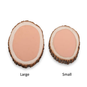 A Pound of Flesh Gallery Series Tattooable Synthetic Round Wooden Plank — Large