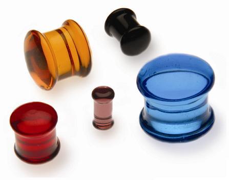 Gorilla Glass Solid Double Flared Plug — Price Per 1