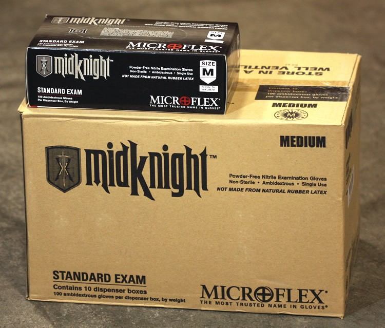 Midknight Nitrile Disposable Gloves — Box of 100