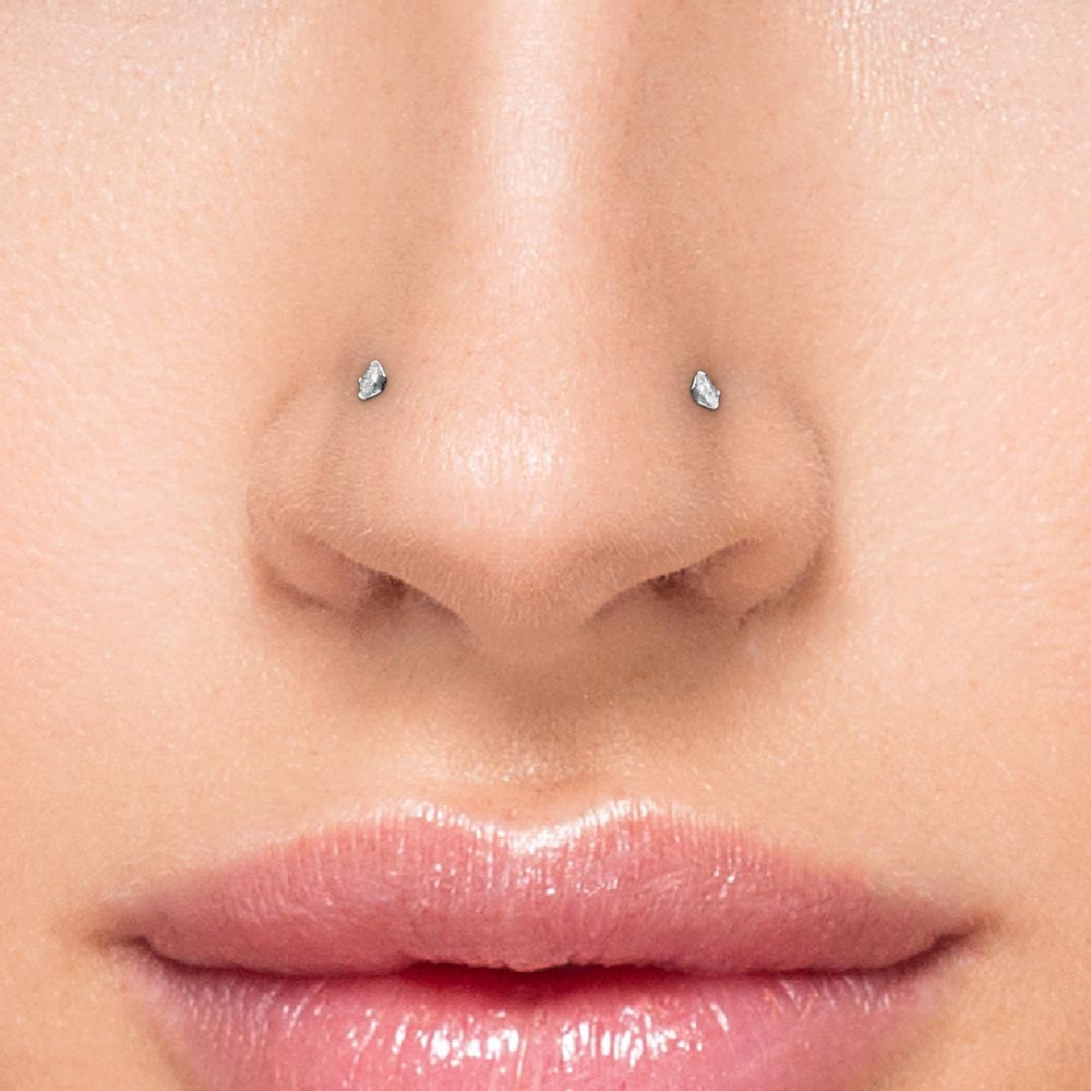 Genuine Diamond Gold Nostril Screw