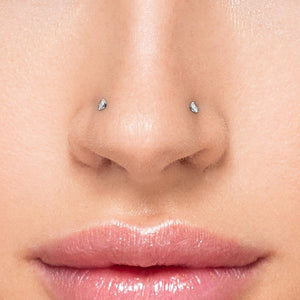 Genuine Diamond Gold Nostril Screw