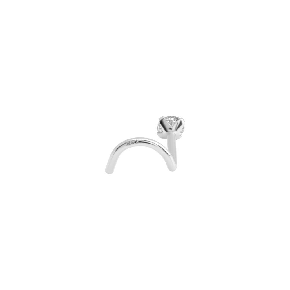 Genuine Diamond Gold Nostril Screw