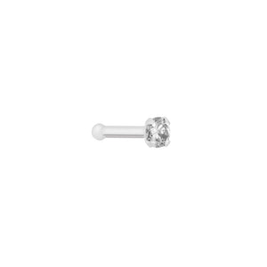 Gold Genuine Diamond Nostril Stud