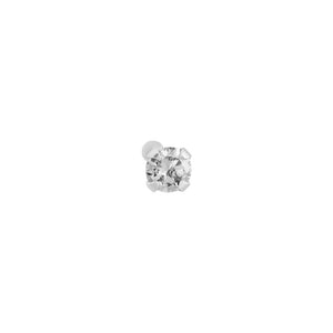 Gold Genuine Diamond Nostril Stud