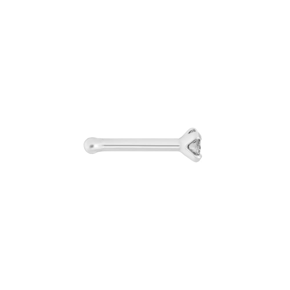 Gold Genuine Diamond Nostril Stud