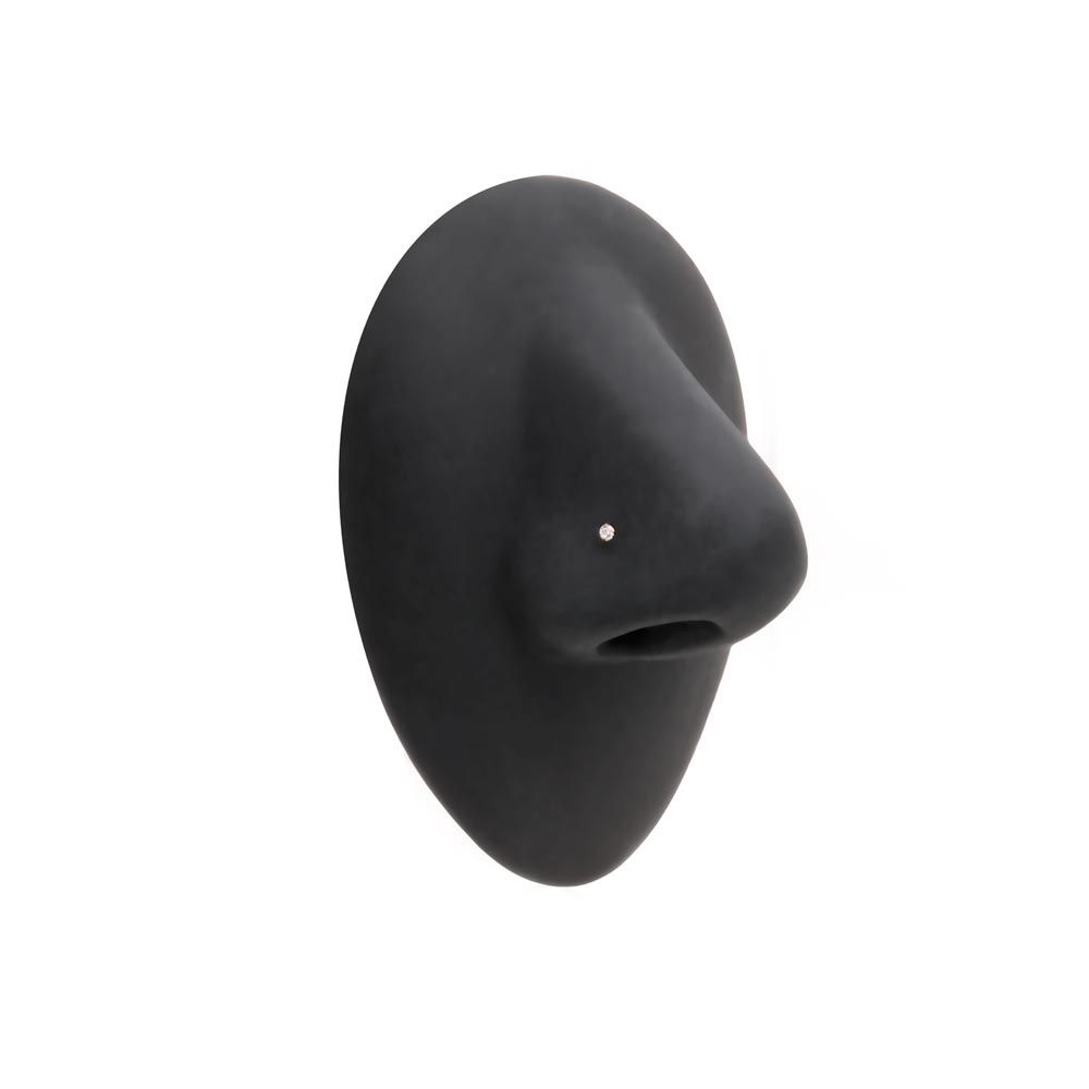 Gold Nostril Fishtail with Gem