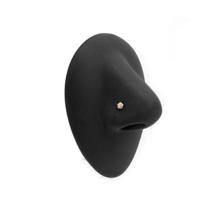 Gold Star Gem Nostril Screw - Right Bend