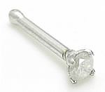 Gold Genuine Diamond Nostril Stud
