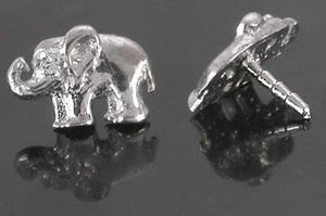 14kt White Gold ELEPHANT For BioPlastic Nose Screw Stem or Labret BioPlast