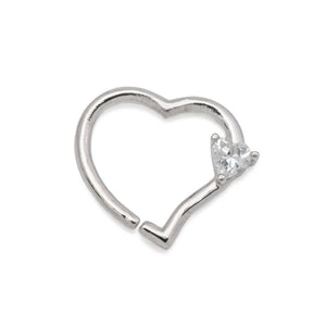 Gold Heart Seam Ring