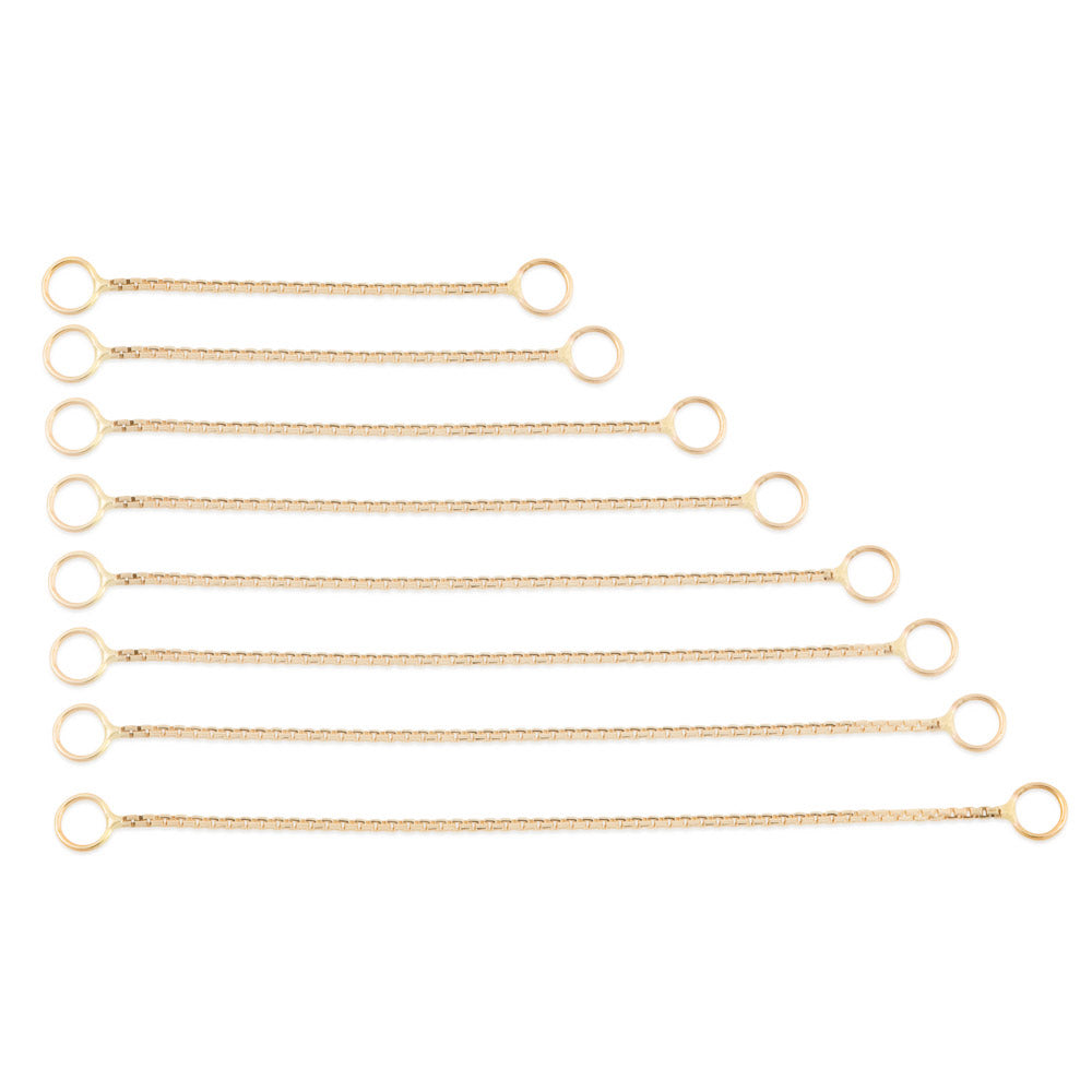 14kt Yellow Gold Single Box Chain