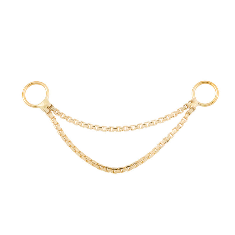 Gold Double Box Chain