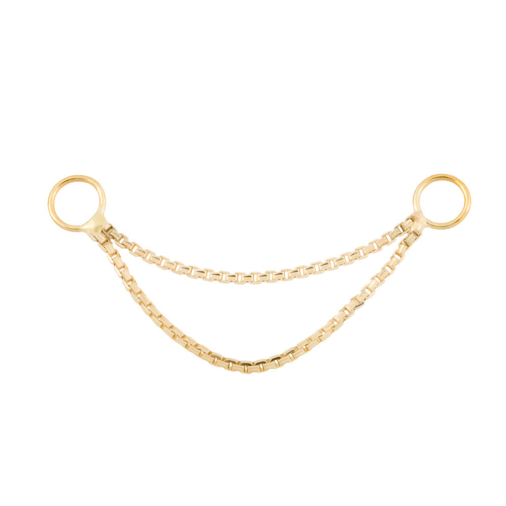 Gold Double Box Chain