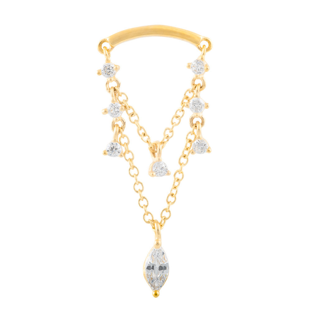 Gold Epaulet Top - Threadless