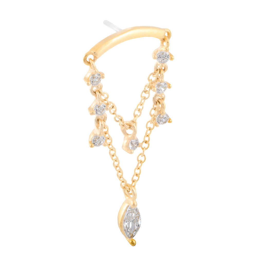 Gold Epaulet Top - Threadless