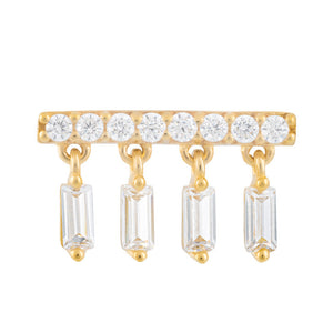 Gold Columns Dangle Top - Threadless