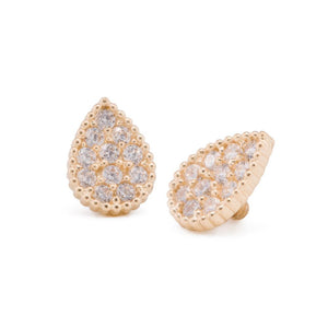 Gold Water Drop Top - Threaded