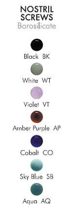 Gorilla Glass Nostril Screw — Price Per 1