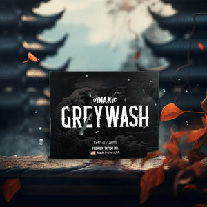 Dynamic Greywash Tattoo Ink Set with Mixing Solution — 5 Bottles