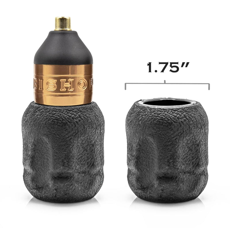 Bishop Rotary 1.75” Black Disposable Wand Grips — Box of 10