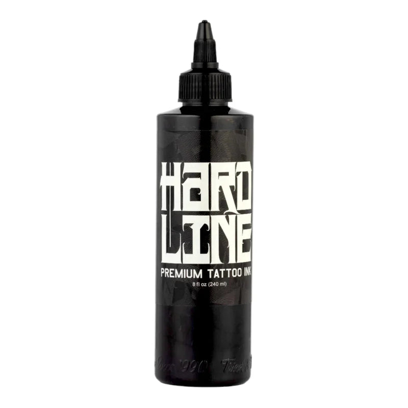 Dynamic Black Hardline Tattoo Ink — 8oz Bottle