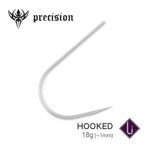 Precision Hooked Piercing Needles - Box of 100