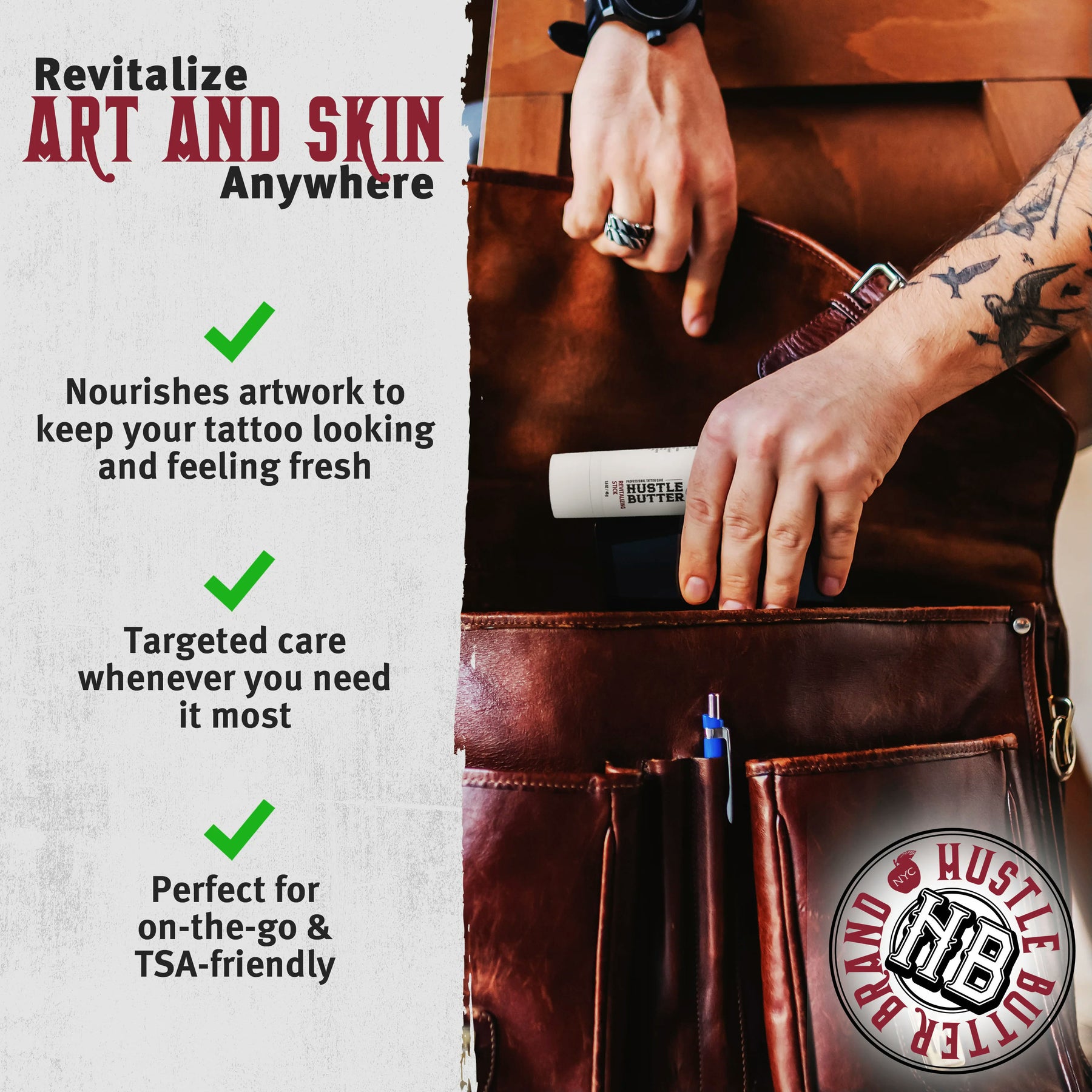 Hustle Butter Revitalizing Stick — Single or Case of 24